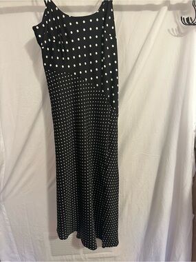 a new day Black and White Polka Dot Jumpsuit
